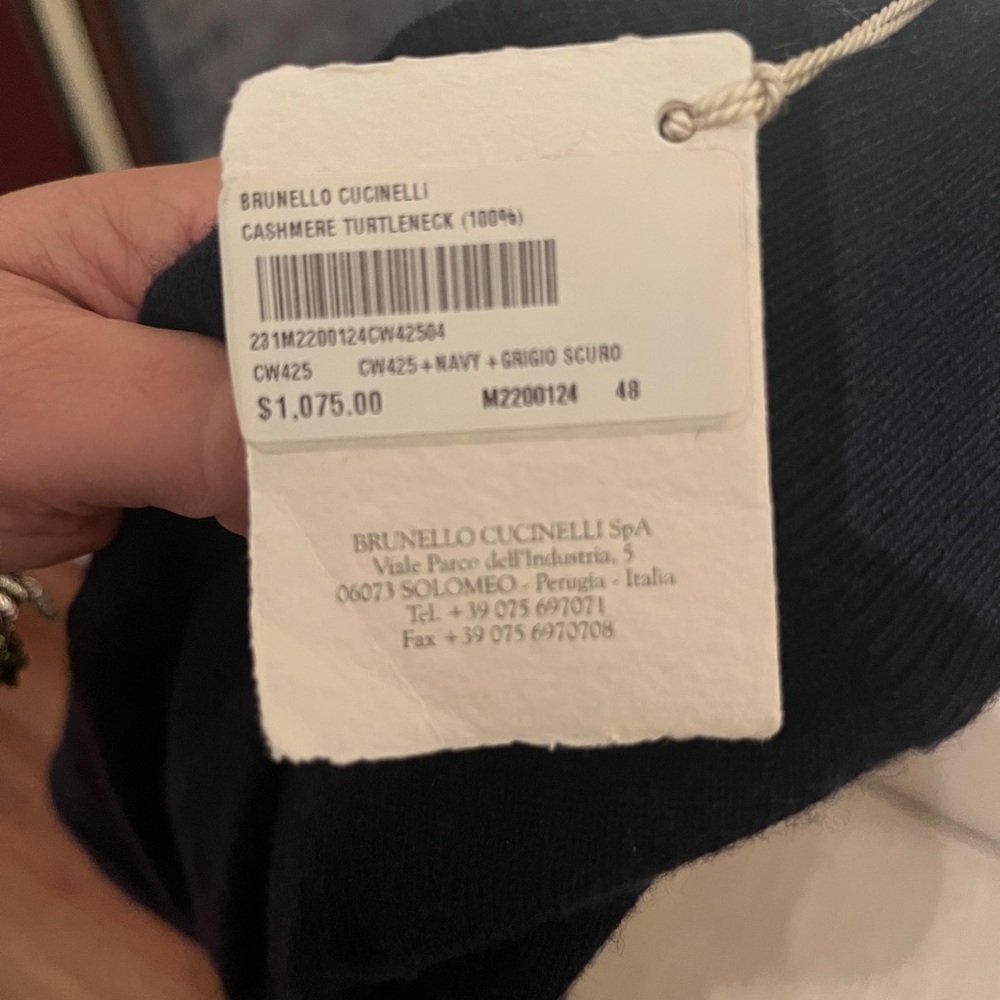 Brunello Cucinelli Cashmere Turtleneck (100%)